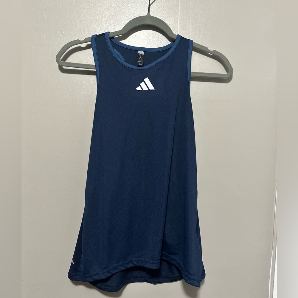 Adidas Dark Blue Athletic Tank